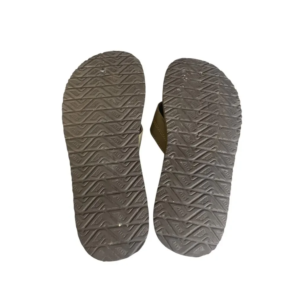 Reef Men’s Journeyer Brown Cushion Flip Flop Sandals Size-10